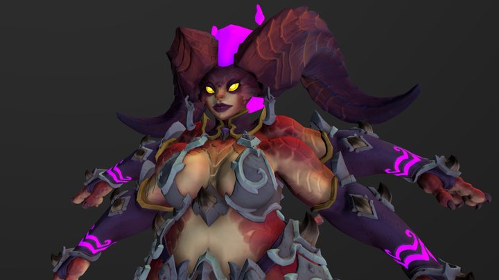 Dis - Darksiders Genesis - Rigged 3D Model