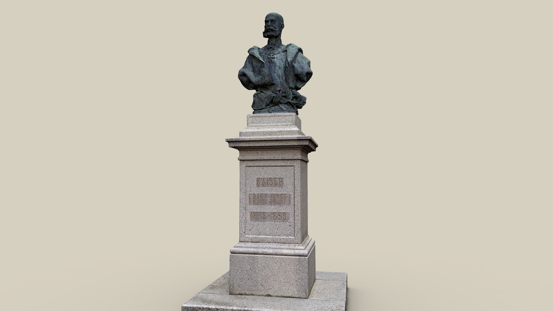Kaiser Franz Joseph I. — Sketchfab embed 3D viewer