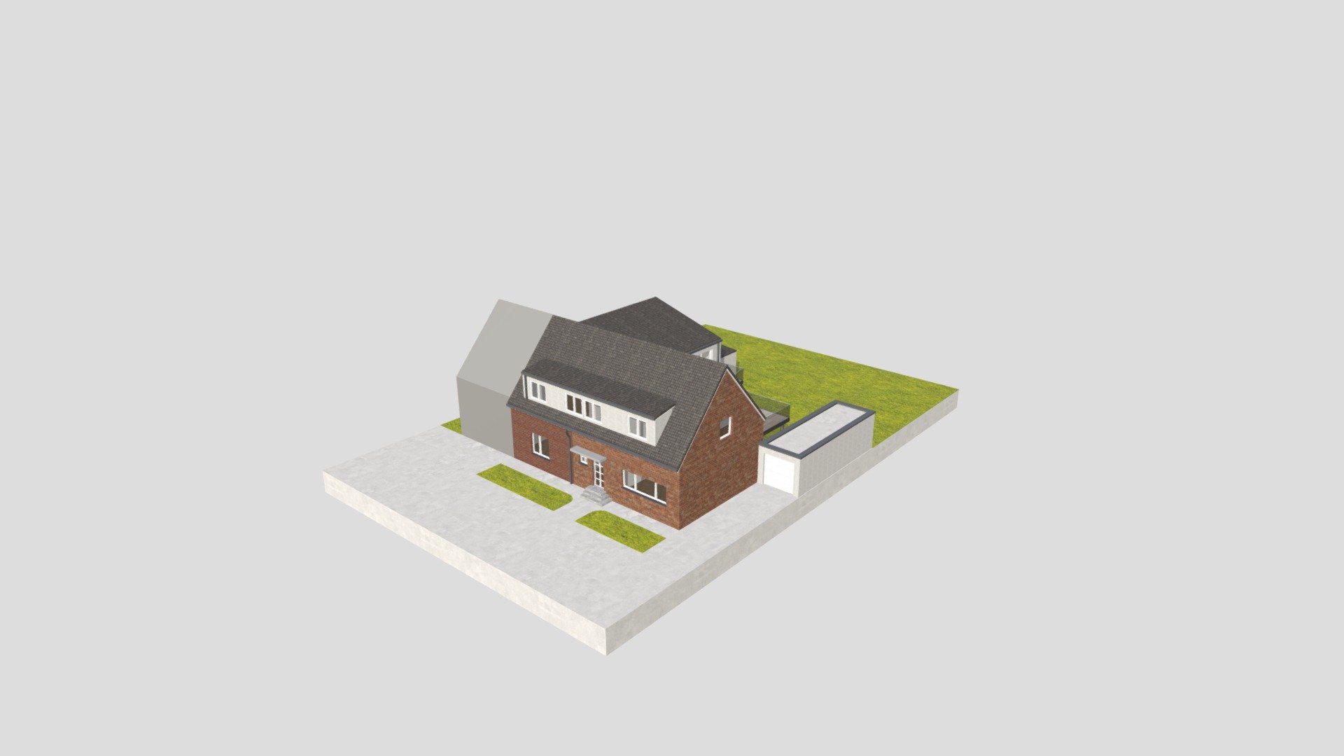 House Expansion With Balcony — Sketchfab embed 3D viewer