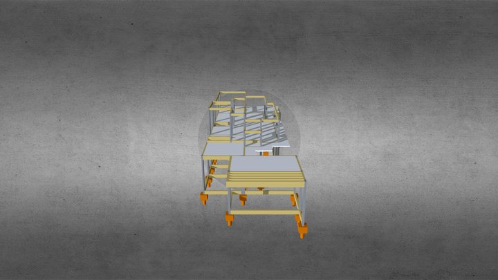 Estrutural Vila Carlota - Planta V 3D Model