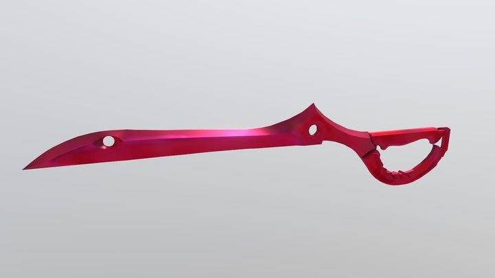 Ryuko Scissor Blade 3D Model