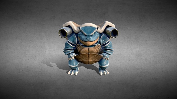 Blastoise 3D Model