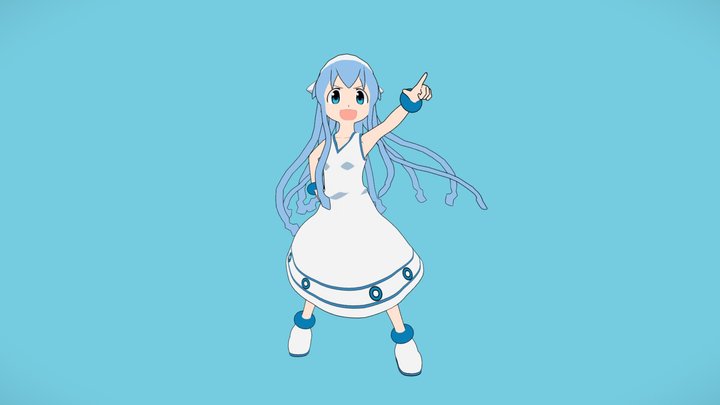Ika Musume 3D Model