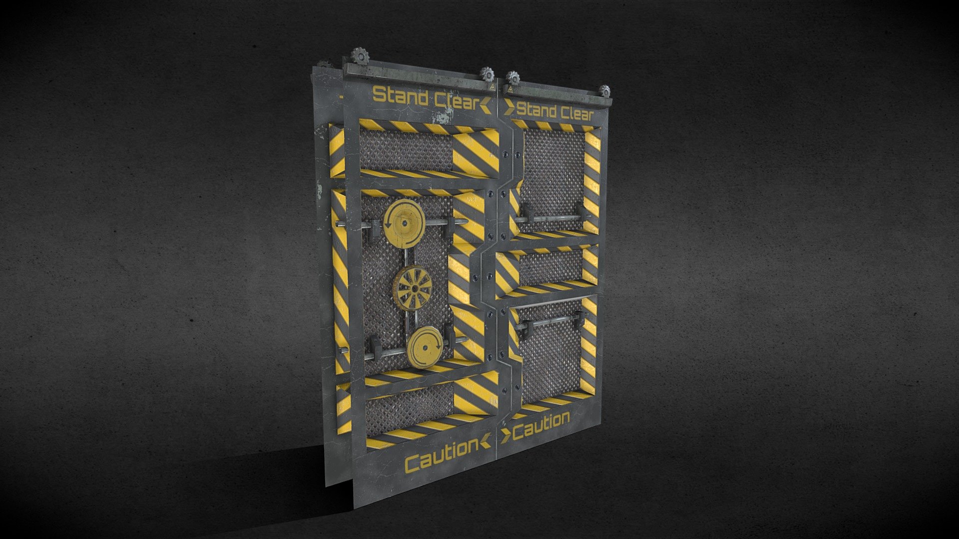 Blast Doors Download Free 3D Model By Cahendricks 59ecab6 Sketchfab