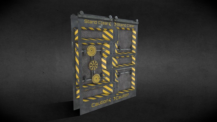Blast Doors 3D Model