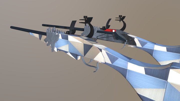 a random flinlock rifle 3D Model