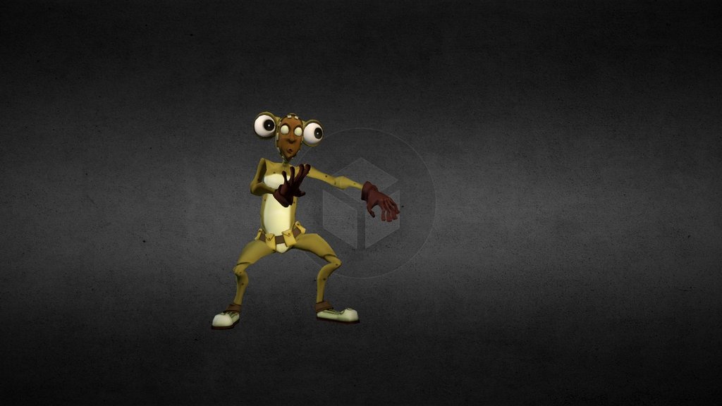 Fighting Albert - 3D model by mattgraham3d [59ed585] - Sketchfab