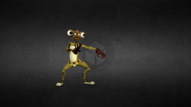 Fighting Albert 3D Model