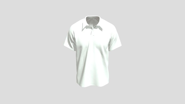 Short Sleeve Polo 3D Model