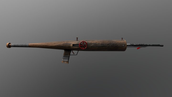 WaterPipe Rifle (The Lil' Slugger) 3D Model