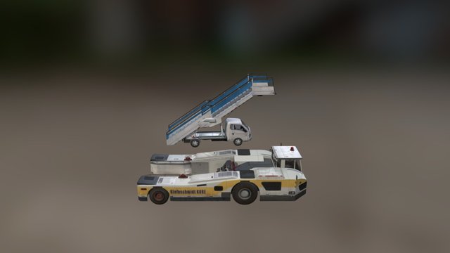 Assets Airport Vehicles-2 3D Model