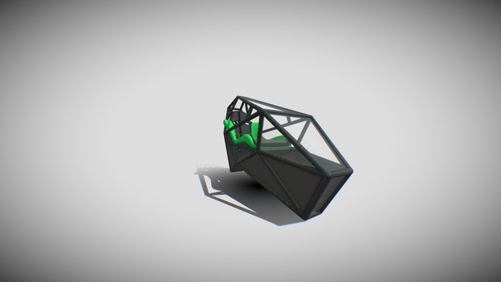 Cadre EVTOL Air Racer 3D Model