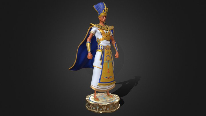Ancient Egypt : Pharaoh 3D Model