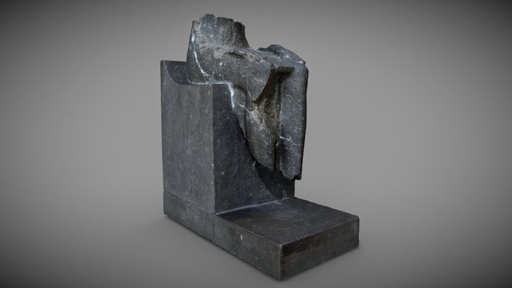 Statue Noble Egypt 3D Model