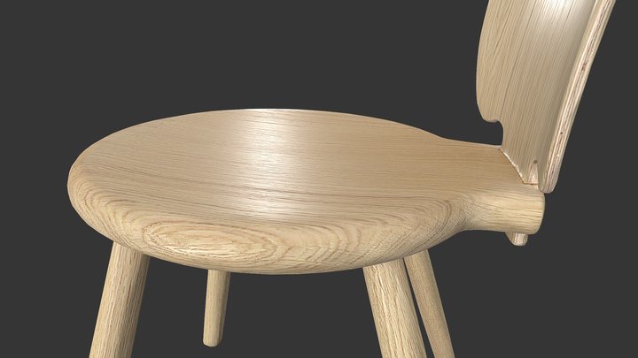 Furniture-photogrammetry Chair 012 3D Model