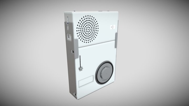 Braun TP1 by Dieter Rams 3D Model
