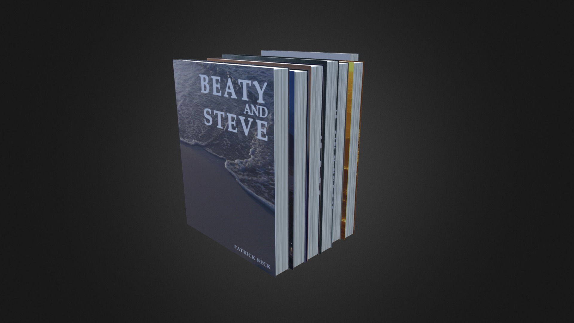 3D model Books 13 - This is a 3D model of the Books 13. The 3D model is about a book on a table.