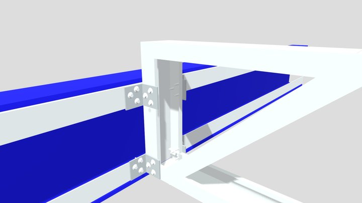 Joist To PFC With Pre Welded Angles 3D Model