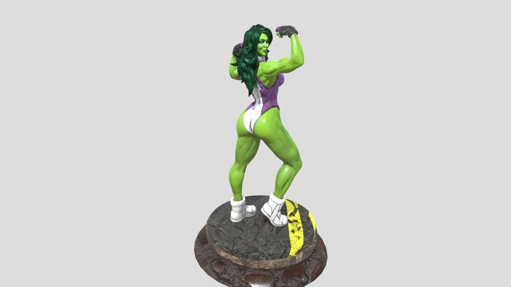 She-Hulk 3D Model