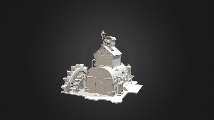 Robotized Shop 3D Model