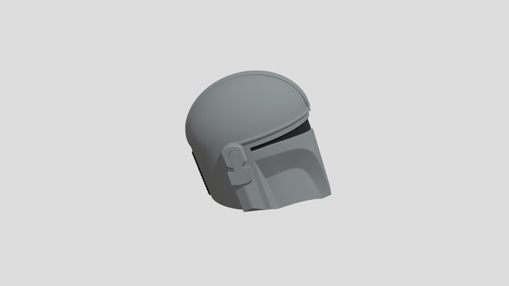 Mandalorian Helmet 3D Model
