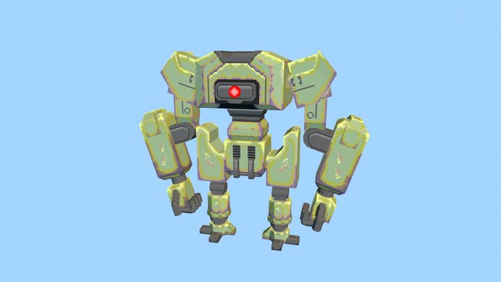 Mecha 3D Model