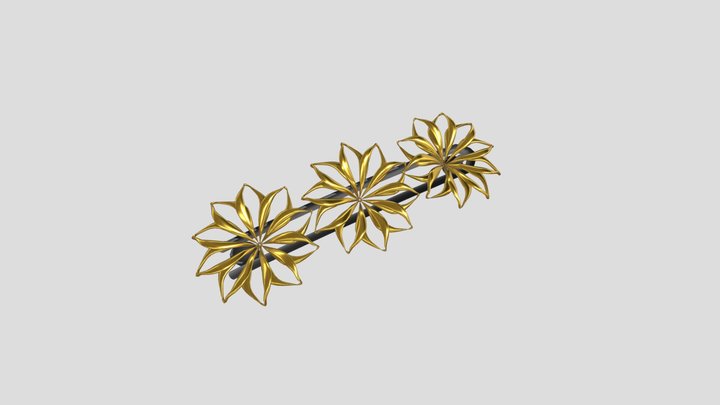 Hair_Pin-01 3D Model