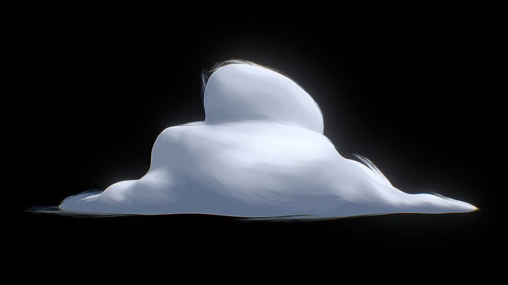 Cloud 3D concept 3D Model
