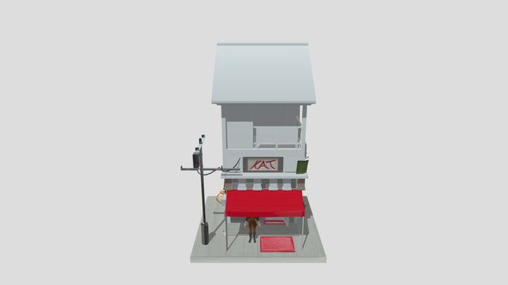 ShopHouse (Costume 1) 3D Model