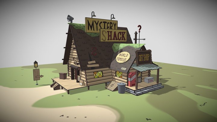 Mystery Shack 3D Model