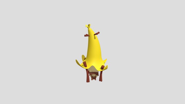 Banana House 3D Model
