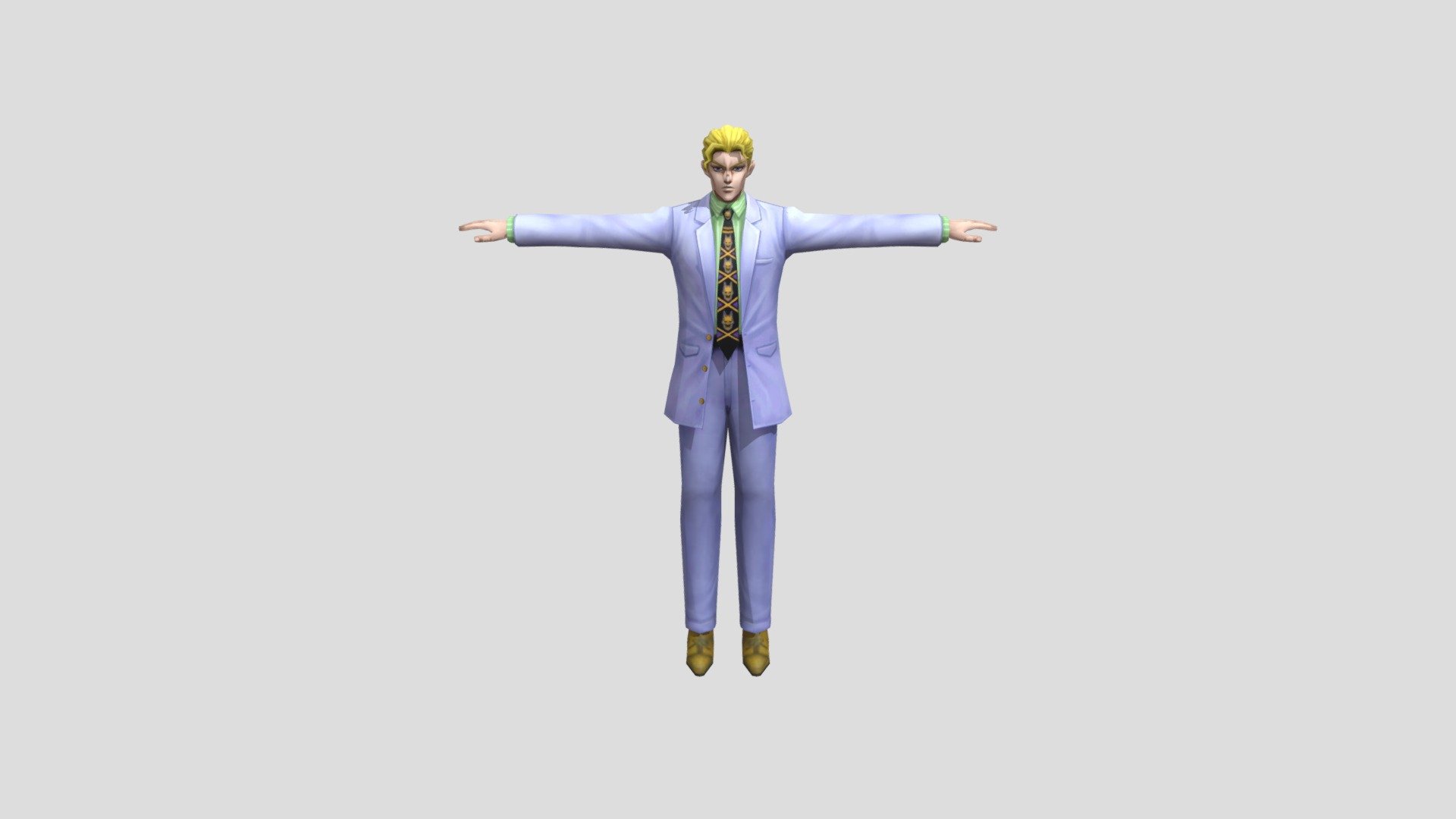 Yoshikage kira Jojos bizarre adventure DIU - Download Free 3D model by