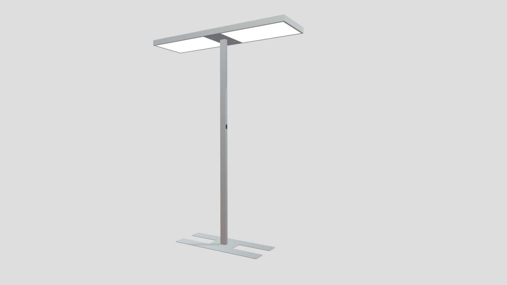 Office Floor Lamp Duo (Silver)