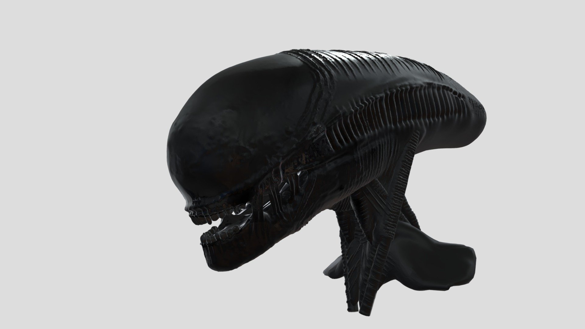 xenomorph sculpt head - Download Free 3D model by monstrum-studios  (@Monstrum-Studios) [59f962d], image size:1920x1080
