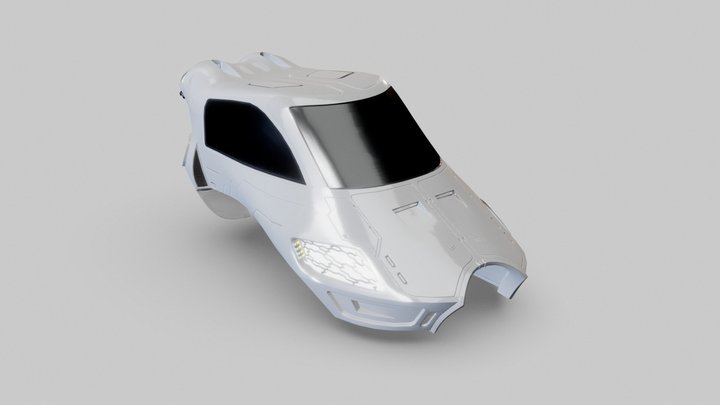 Future Car ( Cyber Age ) 3D Model