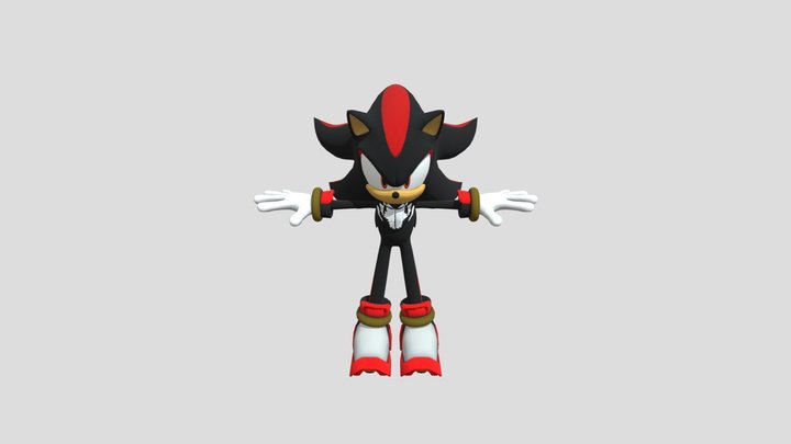 Shadow-the-hedgehog model 3D Model