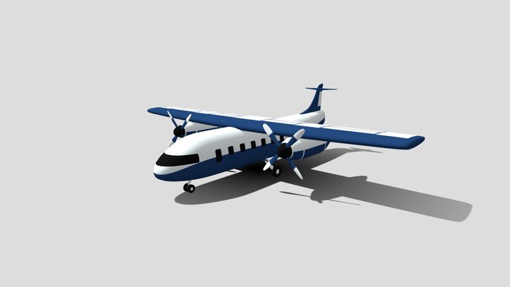 Airport Airplane – Free 3D Model STL