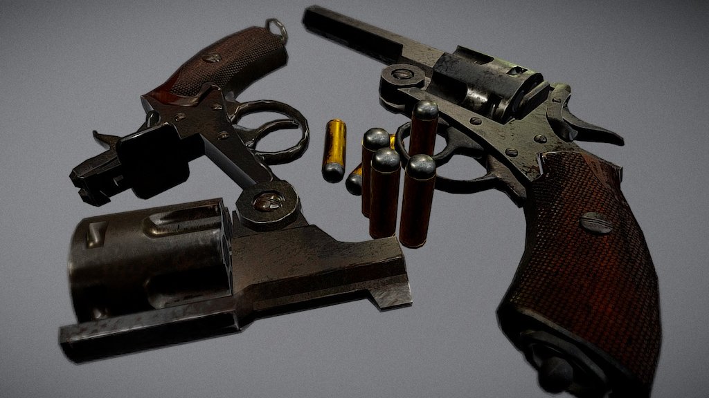 Dual Webley Revolvers