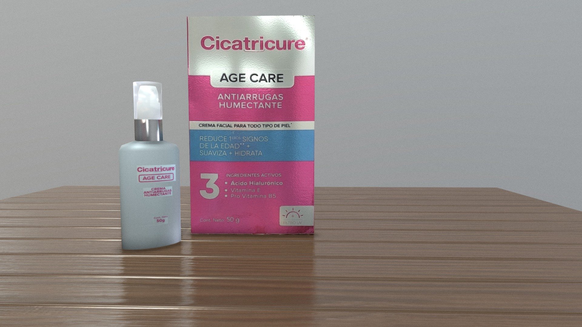 Cicatricure 3D Model - Ignacio Vergara
