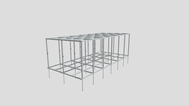 Вариант №1 Каркас 3D Model