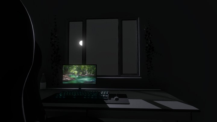 Harmony of technology with nature 3D Model