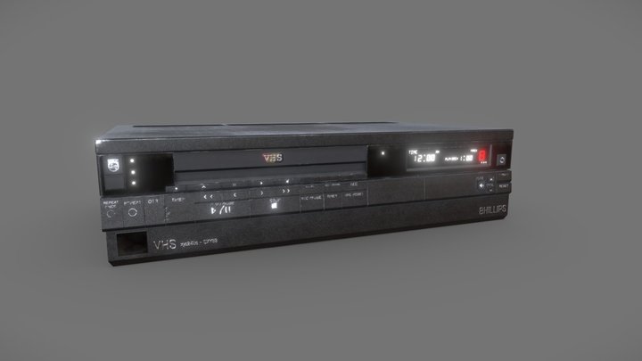 VHS Player 3D Model