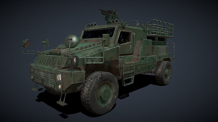 Military Truck 3D Model