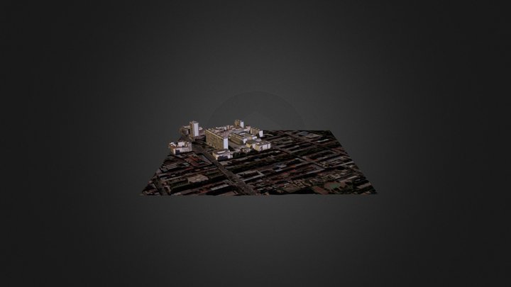 Clichy Low Resolution 3D Model