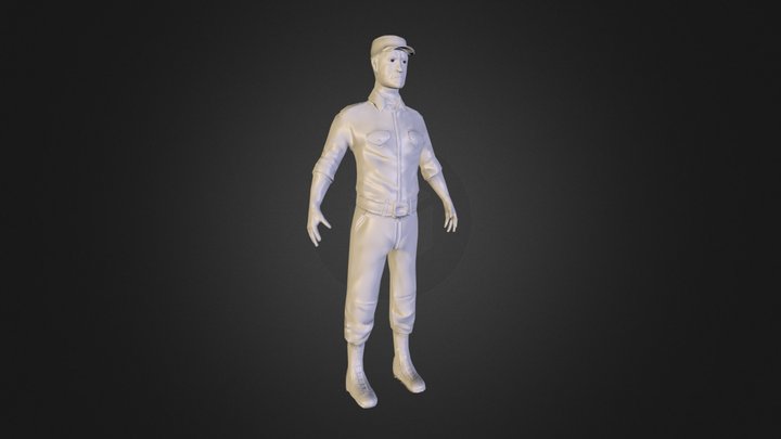 Soldier WIP 3D Model