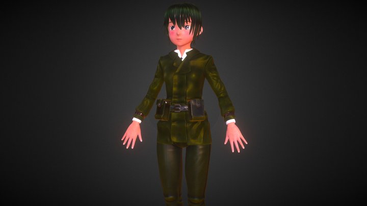 Kino　「キノの旅」 3D Model