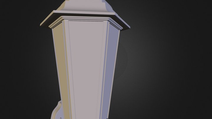 Lantern Style External Light 3D Model
