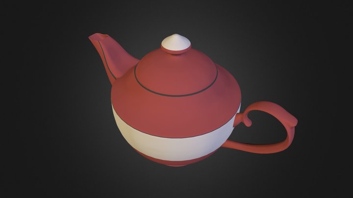 Teapot N300912.3DS 3D Model