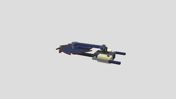 A saw For horror games 3D Model