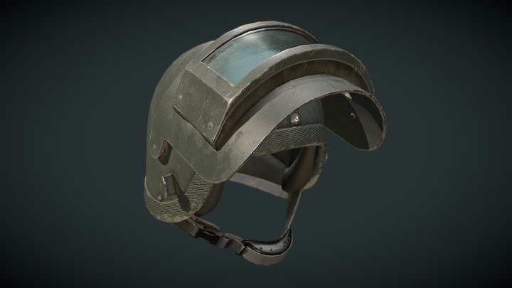 Russian helmet K6-3 3D Model